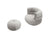 Divani Casa Shay Modern Grey Fabric Accent Chair & Ottoman Model VGEV-CH325-GRY-SET