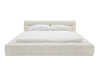 Divani Casa Tyree Modern Tufted Off White Fabric Bed Model VGOD-DY-22116-BED