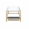 ACME Astrid Gold & Mirror Coffee Table Model 81090