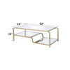 ACME Astrid Gold & Mirror Coffee Table Model 81090