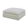 Divani Casa Vicki Modern Off White Fabric Ottoman Model VGKK-KF.8033-OTTO-IVORY