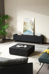 Modrest Kenda Modern Black Oak Square Coffee Table With Storage Model VGVCCT2355