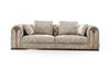 Divani Casa Dosie Transitional Beige Velvet Sofa Set Model VGBN-S-9368-SET-BGE