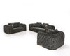 Divani Casa Dosie Transitional Grey Velvet Sofa Set Model VGBN-S-9368-SET-GRY