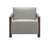 Modrest Rosen Modern Beige Fabric & Grey Oak Accent Chair Model VGMF-L3128-BGE