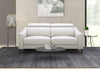 Divani Casa Eden Modern White Leather Sofa With 2 Recliners Model VGKV-KM.5012-SOFA-WHT