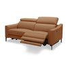 Divani Casa Eden Modern Camel Leather Sofa With 2 Recliners Model VGKV-KM.5012-SOFA-CML