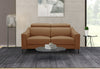 Divani Casa Eden Modern Camel Leather Loveseat With 2 Recliners Model VGKV-KM.5012-LOVE-CML