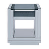 ACME Nysa Mirrored & Faux Crystals End Table Model 81472