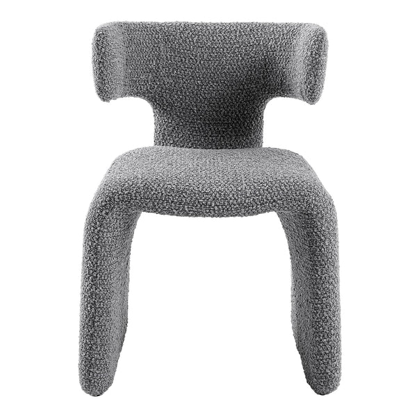 Bergman Modern Light Grey Fabric Dining Chair