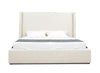 Modrest Byrne Modern Off White Fabric Bed Model VGEVVG713-C-00