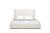 Eastern King Modrest Byrne Modern Off White Fabric Bed Model VGEVVG713-C-00-EK