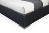 Lamod Cirque Modern Black Ash Bed Model VGVC-BD2368-BED-EK