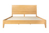 Eastern King Modrest Seattle Modern Natural Oak Bed Model VGWD-SEA-QBKB-BED-EK