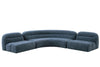 Divani Casa Forman Modern Blue Fabric Modular Armless Sectional Seat Model VGOD-ZW-23029-ARM