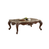 ACME Jardena Natural Marble Top & Cherry Oak Coffee Table Model 81655