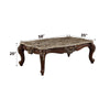 ACME Mehadi Natural Marble Top & Walnut Coffee Table Model 81695