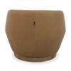Divani Casa Agatha Modern Tan Leather Swivel Accent Chair Model VGKK-KF.A1203-TAN