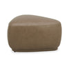 Divani Casa Kinsey Modern Tan Leather Small River Rock Ottoman Model VGKK-KF.D2015-S-SAND