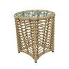 Renava Sandra Outdoor Beige Wicker End Table Model VGAT-RASF-227-END