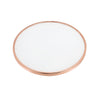 ACME Alivia Rose Gold & Frosted Glass Coffee Table Model 81835