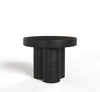 Modrest Bruni Modern Black Concrete End Table Model VGGR-623860-BLK
