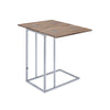 ACME Danson Weathered Oak & Chrome Accent Table Model 81849