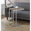 ACME Danson Weathered Oak & Chrome Accent Table Model 81849