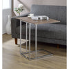 ACME Danson Weathered Oak & Chrome Accent Table Model 81849