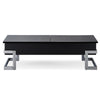 ACME Calnan Black High Gloss & Chrome Coffee Table with Lift Top Model 81855