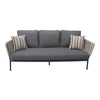 Renava Suntide Outdoor Grey Fabric & Beige Rattan & Grey Acacia Sofa Set Model VGAT-RASF-224