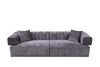 Divani Casa Moreno Modern Grey Fabric 4 Seater Sofa Model VGAH-SF2034-GRY