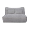 Divani Casa Racine Modern Grey Fabric Modular Sectional Sofa Model VGSX-FF22054-SILT