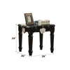 ACME Ernestine Black End Table Model 82112