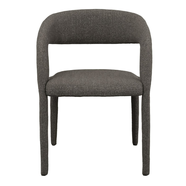 Faerron Modern Grey Fabric Dining Chair