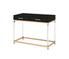ACME Adiel Black & Gold Sofa Table Model 82348