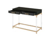 ACME Adiel Black & Gold Sofa Table Model 82348