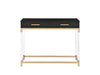 ACME Adiel Black & Gold Sofa Table Model 82348