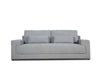 Divani Casa Loki Modern Grey Fabric 3 Seat Sofa Model VGAH-SF1015-3-GRY