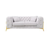 Divani Casa Clarice Transitional Light Beige Velvet Sofa Set Model VGAH-SF1013-SET-BGE