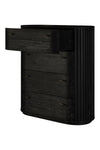 Modrest Fields Modern Black Acacia Chest Model VGWD-VGD2-TB04-BLK