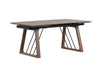 Modrest Emmond Mid Century Modern Ceramic & Walnut Extendable Dining Table Model VGDW-DW3008-08-WAL