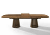 Modrest Truman Mid Century Modern Walnut Extendable Dining Table & 8 Chairs Set Model VGMA-MIT-5346-MI-1240