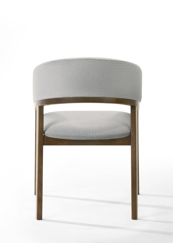 Modrest Truman Mid Century Modern Walnut Extendable Dining Table & 6 Chairs Set Model VGMA-MIT-5346-MI-1240-7PC