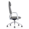 Pickard Modern Grey Leather Executive Office Chair