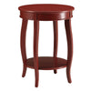 ACME Aberta Red Accent Table Model 82787