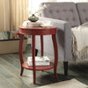 ACME Aberta Red Accent Table Model 82787