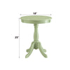 ACME Alger Light Green Accent Table Model 82810