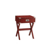 ACME Babs Red Accent Table Model 82820