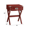 ACME Babs Red Accent Table Model 82820